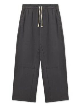 perfectwhitetee Fallon Fleece Barrel Leg Sweatpant - S